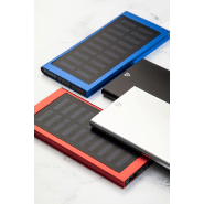 Power Bank en aluminium recyclé avec chargeur solaire intégré - 4000 mAh - 2 ports USB et USB-C_5