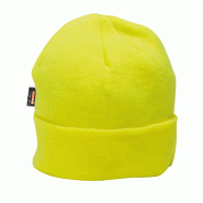 Bonnet en tricot isolé - Jaune / Taille unique_5