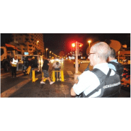 Barrière résistante aux impacts de véhicules à 50 km/h