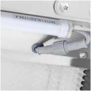 Vitrine réfrigérée positive libre-service Slimline série G avec porte 220 L - Polar - PG006_5