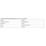 Machine de fabrication de cornets de crème glacée en gaufrette - Henan Gelgoog - 2500-3000 pcs/h - modèle GG60F_5