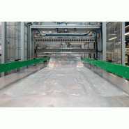 Ensacheuse semi-automatique pour flacons thermoplastiques jusqu'à 1200 mm de largeur et 1400 m de long_5