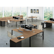Bureau opératif polyvalent GLIDER - design épuré et réglage en hauteur_5