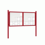 Vitrine 1000 poteaux ronds diam. 76 mm_5