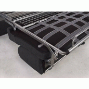 Canapé express 120 cm Dreamer Edition cuir noir - Matelas 16 cm - Fabrication 100% italienne_5