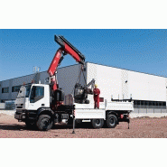 Grue auxiliaire Fassi F365A e-dynamic - Capacité de levage jusqu’à 34,1 tm - Bras hydraulique jusqu’à 26,70 m avec jib - Version dynamic avec bielle et rotation jusqu’à 400°_5