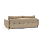 Canapé design gigogne Pyxis Deluxe Excess Lounger convertible - Innovation Living - tissu Phobos Mocha - couchage 155x200 cm_5