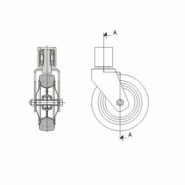 Chariot préparation de commandes - monobloc pour ateliers et entrepôts avec escabeau pliant et frein de stationnement - capacité jusqu'à 400 kg_5