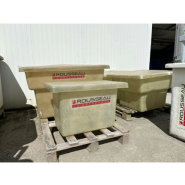 Bac rectangulaire avec couvercle - en fibre de verre et résine polyester - plusieurs dimensions disponibles_6