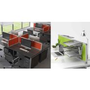 Cloisonnettes mélaminées, tissu ou acoustiques REY - finition pleine ou semi-vitrée_5