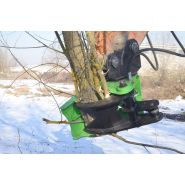 Grappin coupeur forestier bi300 - omef-group srl - prise min du tronc 60 mm - ouverture de coupe 280 et 300 mm_5