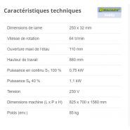 CS 250 eco - Tronçonneuse à fraise-scie - PWA Handelsges - Lame 250 x 32 mm - Scie circulaire à métaux_5
