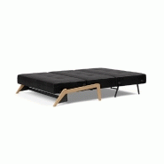 Canapé-lit design Innovation Living Cubed Wood 02 - Convertible 200x140 cm - Coloris Faunal Black_5