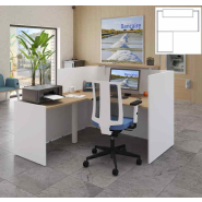 Banque d'accueil LOLA - Fabrication française - Modules personnalisables PMR et finition au choix_5