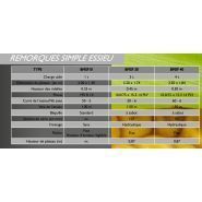 Remorque agricole fiable avec porte betteravière en option