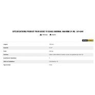 577-0347 godet d'excavation à usage normal - caterpillar finance france - 1800 mm (71 in) - capacité 2.6 m³_5