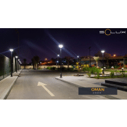 Luminaire d'éclairage public 3920 lumens 20 w pour zones d'activités commerciales et industrielles, gares routières, aire de repos, abribus - konos_5