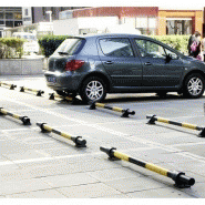 Butée de parking en acier - tube diamètre 75 mm - formats 830x170, 1230x170, 2030x170_5