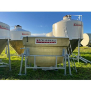 Trémie mobile de stockage de granulés  -  capacité 1.1m3 ou 2.3m3 -  Ø ouverture 700mm - Trémie'Box_5