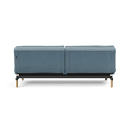 Canapé design Dublexo Stem convertible lit 115x210 cm - pieds obus - tissu Soft Indigo - confort absolu_5