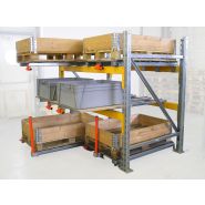 Tiroir à palette facile à manipuler avec poignée verrou