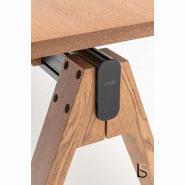 Bureau individuel Viga - MDD - Non, 160, Placage chêne naturel_5