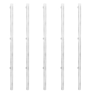 Vidaxl clôture à mailles losangées et poteaux acier galvanisé 15x1 m 141503_5