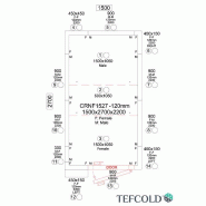 Chambre froide négative 6,08 m3 (1500 x 2700 x 2200 mm) avec monobloc de paroi_5