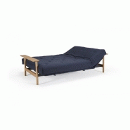 Canapé convertible Innovation Living Balder - Lit 140x200 cm - Tissu Mixed Dance Blue - Design scandinave et confort exceptionnel_5