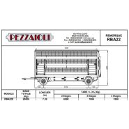 Bétaillère avec feux de travail intégrés et grand coffre sous le châssis