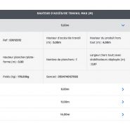 Echafaudage roulant en acier galvanisé generis 750-3 - comabi snc - hauteur de travail maxi.14 m_5