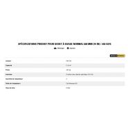 550-9376 godet d'excavation à usage normal - caterpillar finance france - 600 mm (24 in) - poids 402 kg_5