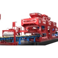 Machine à briquettes automatique PRS-402 - Capacité 300 m² de pavés en 8 heures - Production de briquettes, bordures et blocs creux_5