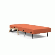 Fauteuil convertible design Innovation Living - Sofabed Cubed 02 Wood - Argus Rust - Lit 200x90 cm_5