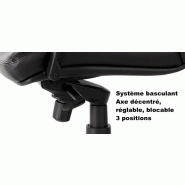 Fauteuil Directionnel en cuir Max 2 - Sitek - cuir noir_5