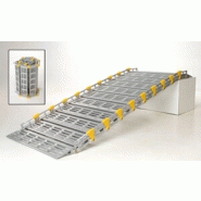 Rampe pour handicapé en aluminium - largeur 910mm - pente de 5% - surface antidérapante_5