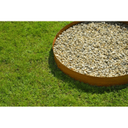 Nature bordures de jardin 3 pcs 91,4x10,2 cm acier corten 447507_5