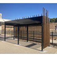 Abri fumeurs - solide et fonctionnel avec options personnalisables et matériaux de qualité_5