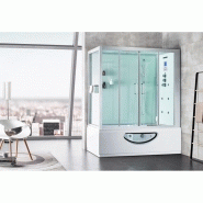 COMBI BALNEO DOUCHE HAMMAM CBH WHITE ARCHIPEL® 179X97 - DROITE_5