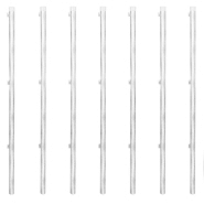 Vidaxl clôture à mailles avec poteaux acier galvanisé 15x1 m argenté 141495_5