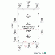 Chambre froide négative 7,52 m3 (1800 x 2700 x 2200 mm) avec monobloc de paroi_5