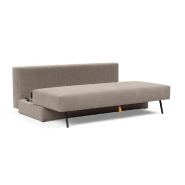 Innovation Living - Canapé convertible à ouverture assistée Osvald Cordufine beige 150x200 cm - design élégant avec espace de rangement_5