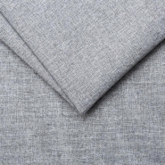 Canapé convertible express MAC MAHON - sommier à lattes 140 cm - matelas 16 cm tissu tweed gris silver_5