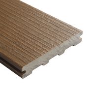 Sopra - clôture en composite Novodeck - longueur 400 cm - teintes bois exotique - réf. LAM267_5