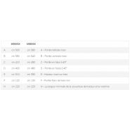 M500SX M580SX - Broyeur forestier Marolin - Tête de coupe 100 cm EVO 1000_5