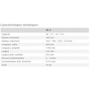 40-4 - Cric hydropneumatique AC Hydraulic à 4 niveaux - Capacité : 40/27/16/10 t - Pour bus bas et véhicules à garde au sol basse_5
