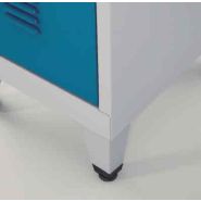 Vestiaire TASK - Pour environnements propres ou salissants - Séparation centrale - Structure monobloc en acier_5