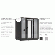 Cabine acoustique 4 personnes Domus L - Mobel Linea - Gris anthracite , Gris_5