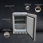 Armoire congélateur laquée blanc 200 litres | L2g - AW-RN200_5