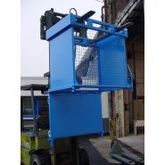 Benne à fond ouvrant (BAFO) - 500 litres - Fabrication française - Manutention et transport de déchets industriels_5